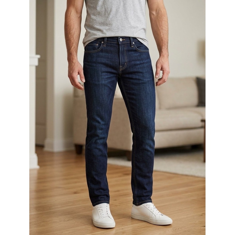 Levis 510 Skinny Jeans Mens 30x32 Dark Wash Excellent Stretch Denim 05510-0692